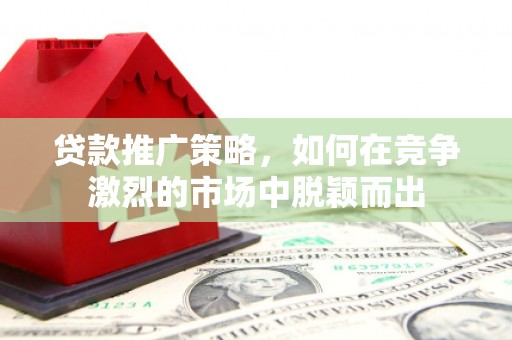 太湖贷款推广策略，如何在竞争激烈的市场中脱颖而出
