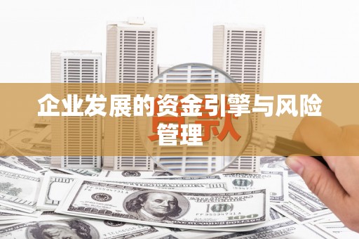 太湖企业发展的资金引擎与风险管理