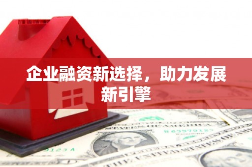太湖企业融资新选择，助力发展新引擎