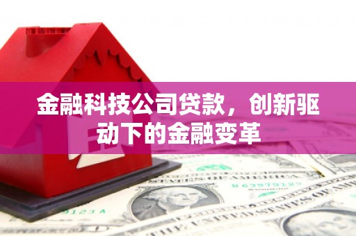 太湖金融科技公司贷款，创新驱动下的金融变革