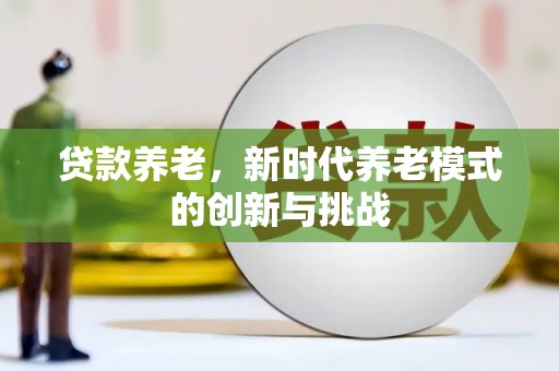 太湖贷款养老，新时代养老模式的创新与挑战