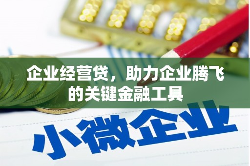 太湖企业经营贷，助力企业腾飞的关键金融工具