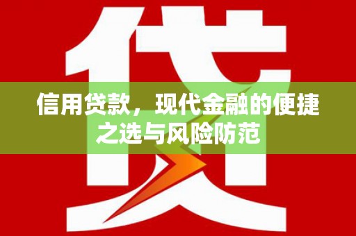 太湖信用贷款，现代金融的便捷之选与风险防范