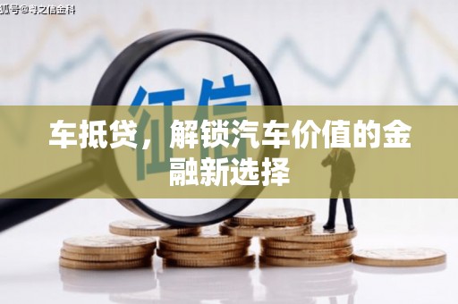 太湖车抵贷，解锁汽车价值的金融新选择