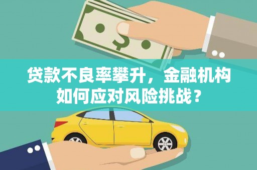 太湖贷款不良率攀升，金融机构如何应对风险挑战？