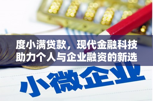 太湖度小满贷款，现代金融科技助力个人与企业融资的新选择