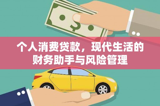 太湖个人消费贷款，现代生活的财务助手与风险管理