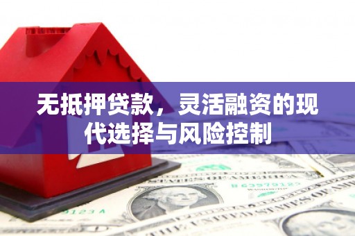 太湖无抵押贷款，灵活融资的现代选择与风险控制