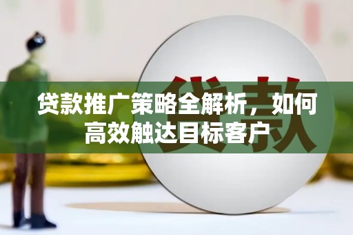 太湖贷款推广策略全解析，如何高效触达目标客户