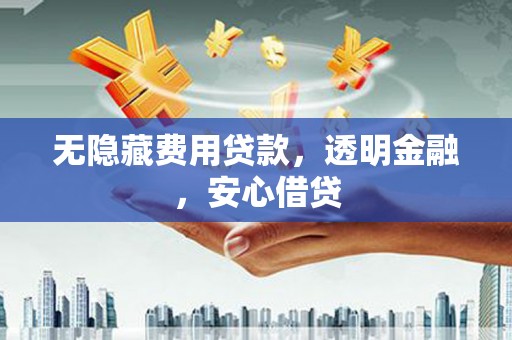 太湖无隐藏费用贷款，透明金融，安心借贷
