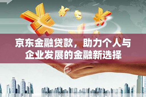 太湖京东金融贷款，助力个人与企业发展的金融新选择