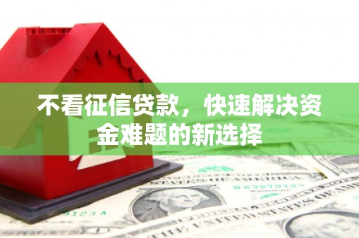 太湖不看征信贷款，快速解决资金难题的新选择