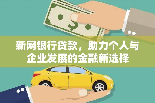 太湖新网银行贷款，助力个人与企业发展的金融新选择
