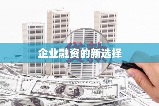 太湖企业融资的新选择