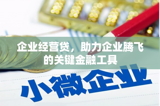 太湖企业经营贷，助力企业腾飞的关键金融工具