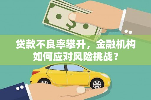 太湖贷款不良率攀升，金融机构如何应对风险挑战？