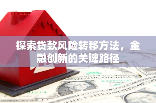 太湖探索贷款风险转移方法，金融创新的关键路径