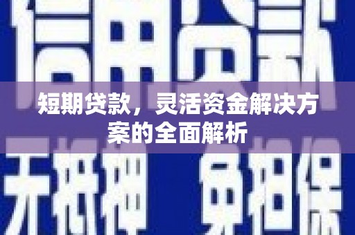 太湖短期贷款，灵活资金解决方案的全面解析