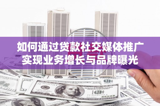 太湖如何通过贷款社交媒体推广实现业务增长与品牌曝光