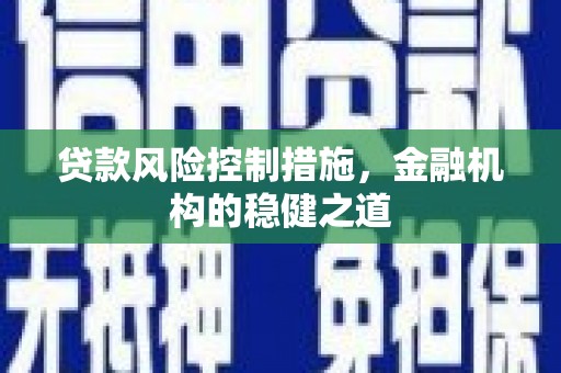 太湖贷款风险控制措施，金融机构的稳健之道
