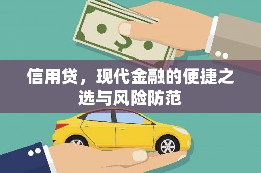 太湖信用贷，现代金融的便捷之选与风险防范