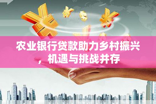 太湖农业银行贷款助力乡村振兴，机遇与挑战并存