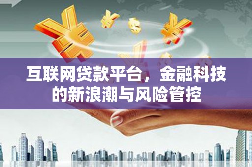 太湖互联网贷款平台，金融科技的新浪潮与风险管控