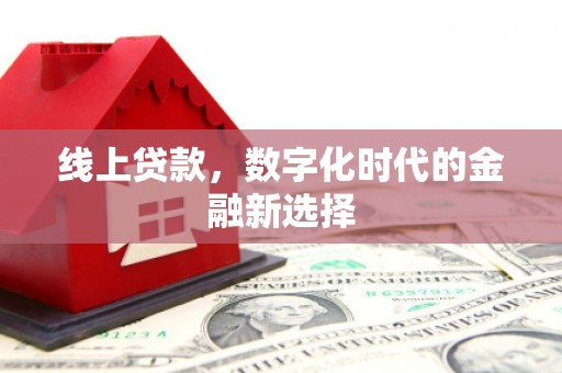 太湖线上贷款，数字化时代的金融新选择