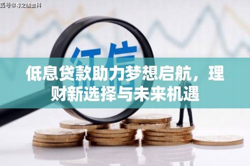 太湖低息贷款助力梦想启航，理财新选择与未来机遇