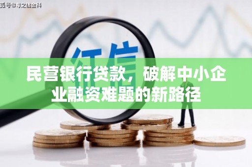 太湖民营银行贷款，破解中小企业融资难题的新路径