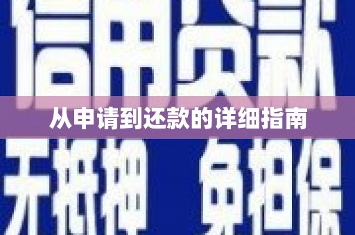 太湖从申请到还款的详细指南