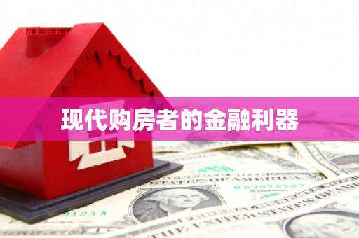 太湖现代购房者的金融利器